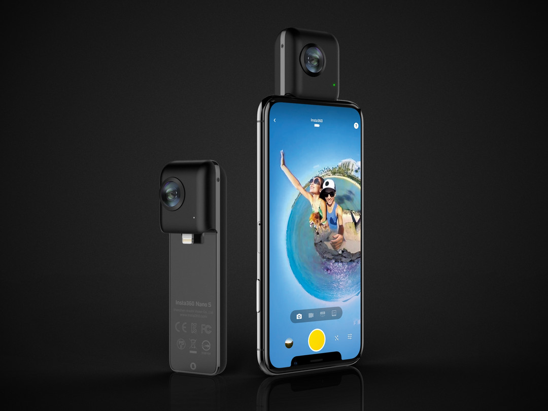 #CES2018新品速递#360°全景视频通话：Insta360 发布 Nano S 全景相机