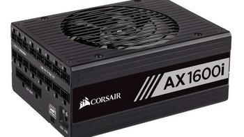 #CES2018新品速递#1600W功率、80 PLUIS钛金认证：CORSAIR 美商海盗船 推出 AX1600i 旗舰电源