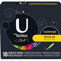 U by Kotex Click Tampons - Regular - 18 ct