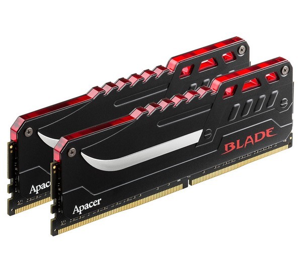 #CES2018新品速递#魂动刀锋造型：Apacer 宇瞻 发布 BLADE FIRE DDR4-32000MHz/3000MHz“刀锋”内存