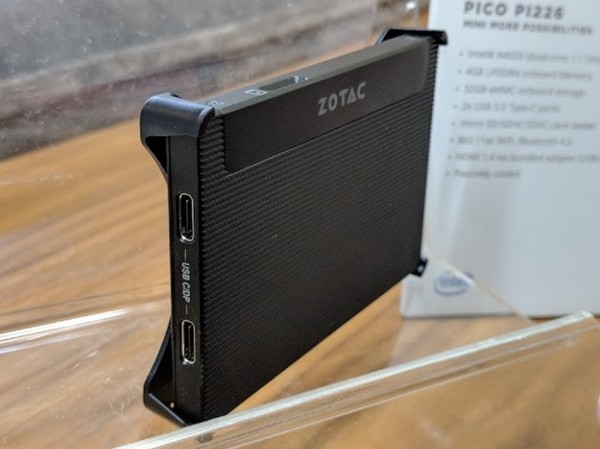 #CES2018新品速递#只有SSD大小：ZOTAC 索泰 发布 Pico PI226 袖珍电脑