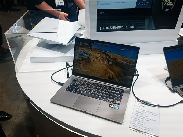 #CES2018新品速递#超轻薄、长续航：LG 发布 gram Z980系列 笔记本电脑