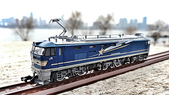 N比例火车模型 篇一：踏入N车深坑的第一步：Tomix 9108 EF510电力机车（北斗星涂装）