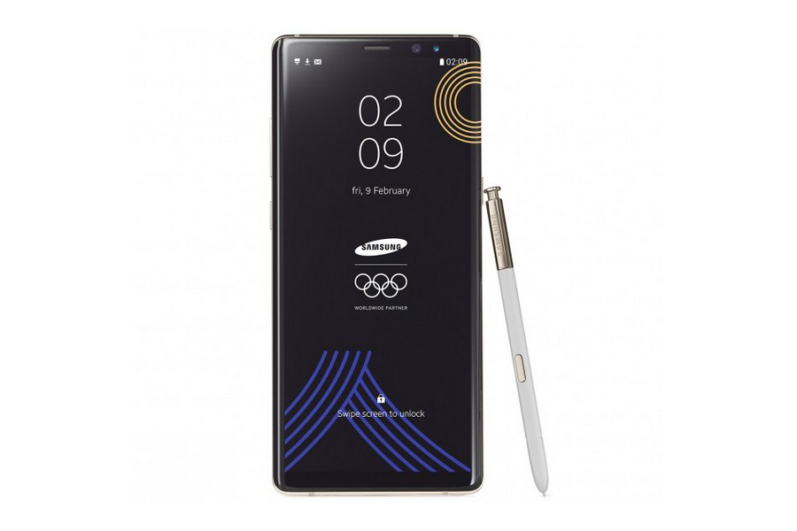 选手、工作人员专属：SAMSUNG 三星 发布 Note 8 平昌冬奥会限量版 智能手机