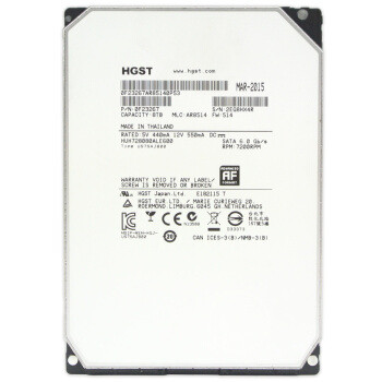 HGST 昱科 8T 氦气硬盘 开箱晒单