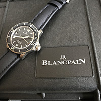 #原创新人#低调奢华：BLANCPAIN 宝珀 FIFTY FATHOMS 五十噚系列 5015-12B40-O52A 手表