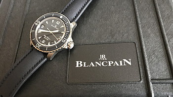 #原创新人#低调奢华：BLANCPAIN 宝珀 FIFTY FATHOMS 五十噚系列 5015-12B40-O52A 手表