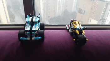 何以解忧，有我乐高 篇四：LEGO 42059特技卡车+42058特技摩托 合体回力车#剁主计划-武汉#全民分享季#