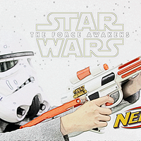 入新坑 — 孩之宝 NERF发射器 篇三十二：最便宜的星战题材 NERF—Star Wars 星球大战 反叛者联盟发射器