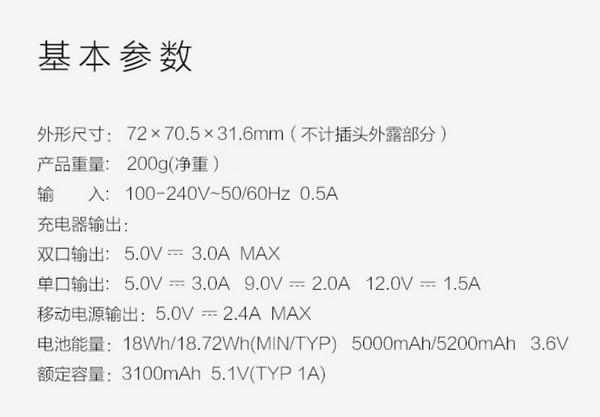 是充电宝也是充电器：ZMI 紫米 推出 智能双模移动电源