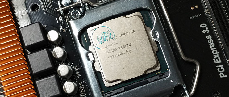 PC折腾之路篇六：#本站首晒#不满千的Intel 英特尔i3-8100 CPU 配合