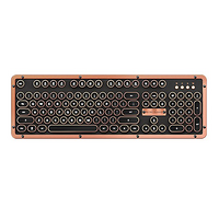 复古风格、内置6000mAh锂电池：AZIO 发布 第二代复古蓝牙键盘