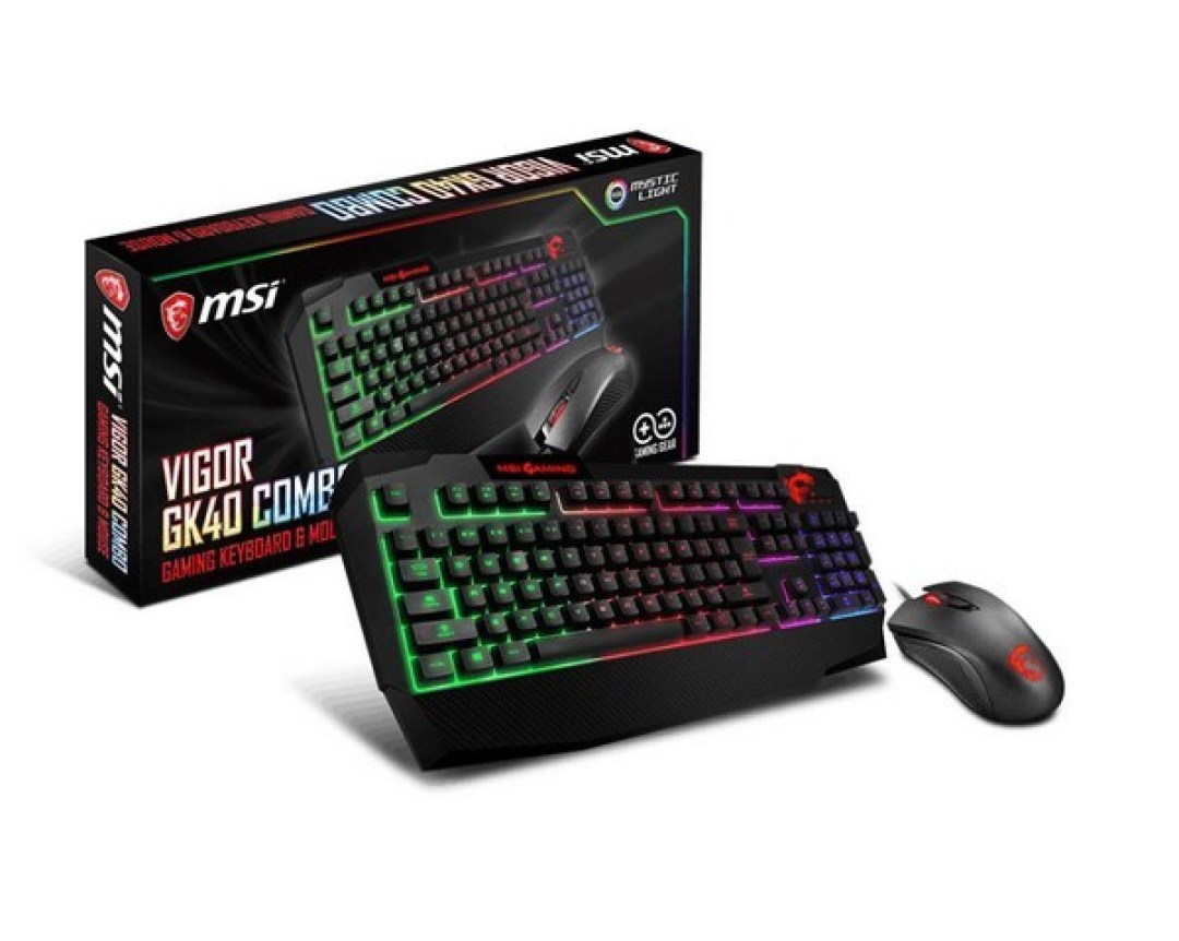 面向主流游戏用户:msi 微星 发布 GH60 GAMING耳机、Vigor GK40键盘 和 Vigor GK40 键鼠套装