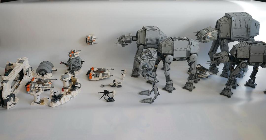 超迷你载具：BANDAI 万代 HGD-215632 AT-ST步行机 & 雪地飞行艇开箱