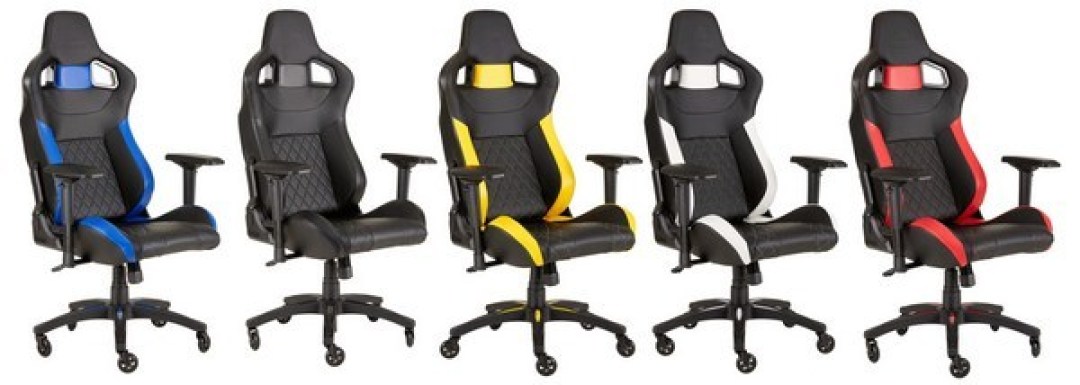 坐垫更宽敞舒适：CORSAIR 美商海盗船 发布 T2 Road Warrior 和 T1 Race升级版 电竞座椅