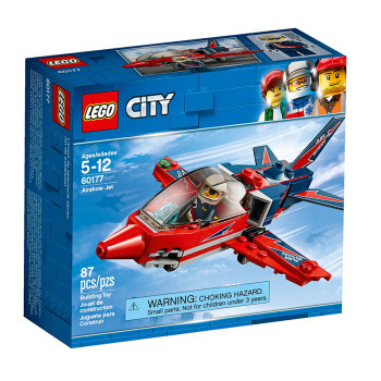 99元的乐高玩具：LEGO 乐高 城市SX60177 空中特技喷气机 组装分享