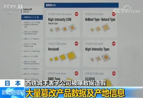 日企再爆造假丑闻 西铁城问题产品可能已流向中国