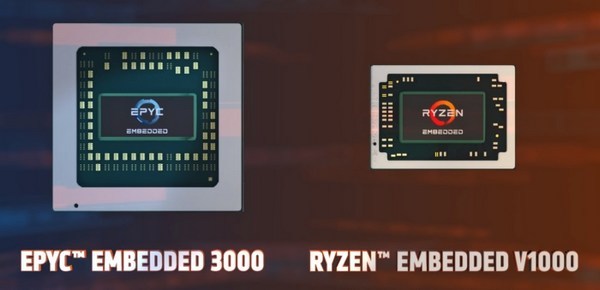 主打能耗与安全：AMD 发布 EPYC Embedded 3000 和 V1000系列 嵌入式处理器