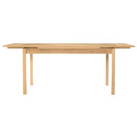 白橡木伸缩桌1 宽140/190×深80×高72cm