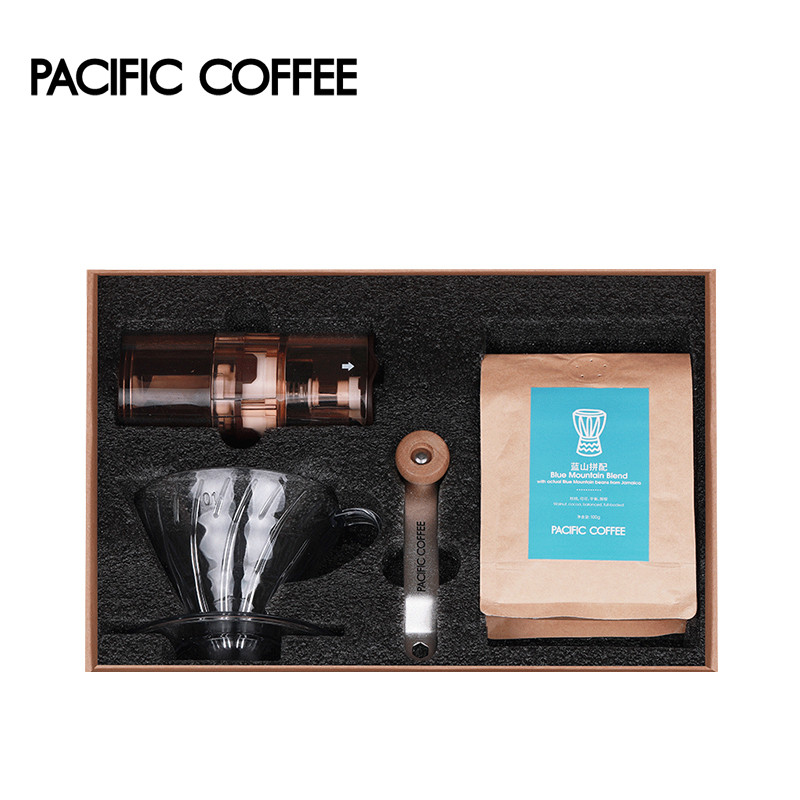 来自张大妈的爱—Pacific Coffee 太平洋咖啡 手摇磨豆机套装 开箱