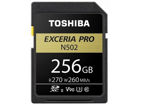 满足4K/8K需求、最高270MB/s读取：TOSHIBA 东芝 发布 EXCERIA PRO N502 高速存储卡