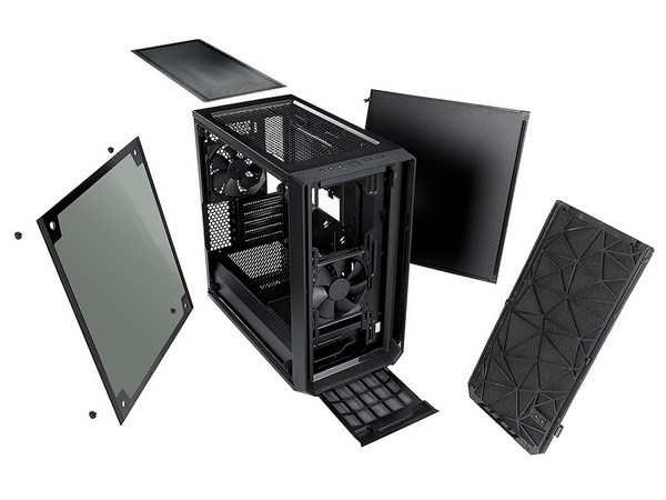 MATX钢炮平台：Fractal Design 佛瑞克托设计 发布 Meshify C Mini–Dark TG 机箱