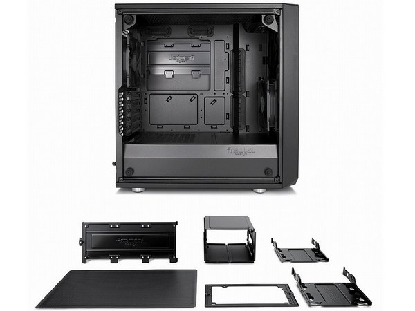 MATX钢炮平台:Fractal Design 佛瑞克托设计 发布 Meshify C Mini–Dark TG 机箱
