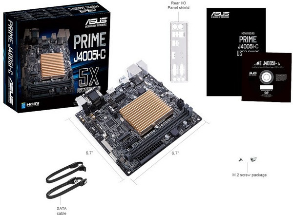 适用于“三低”ITX平台：ASUS 华硕 发布 PRIME J4005I-C 主板