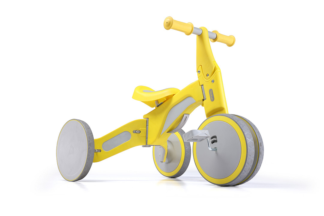 骑滑双模式+无工具快速变形：700kids 柒小佰 发布 新款变形儿童车