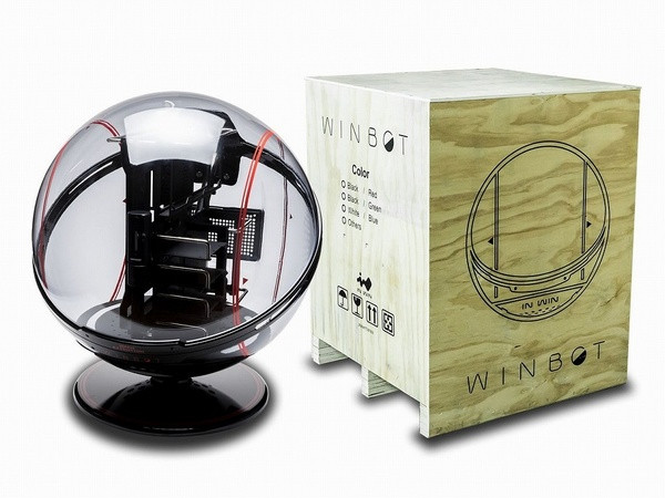 360°全景球形设计：IN WIN 迎广 发布 WINBOT 个性机箱