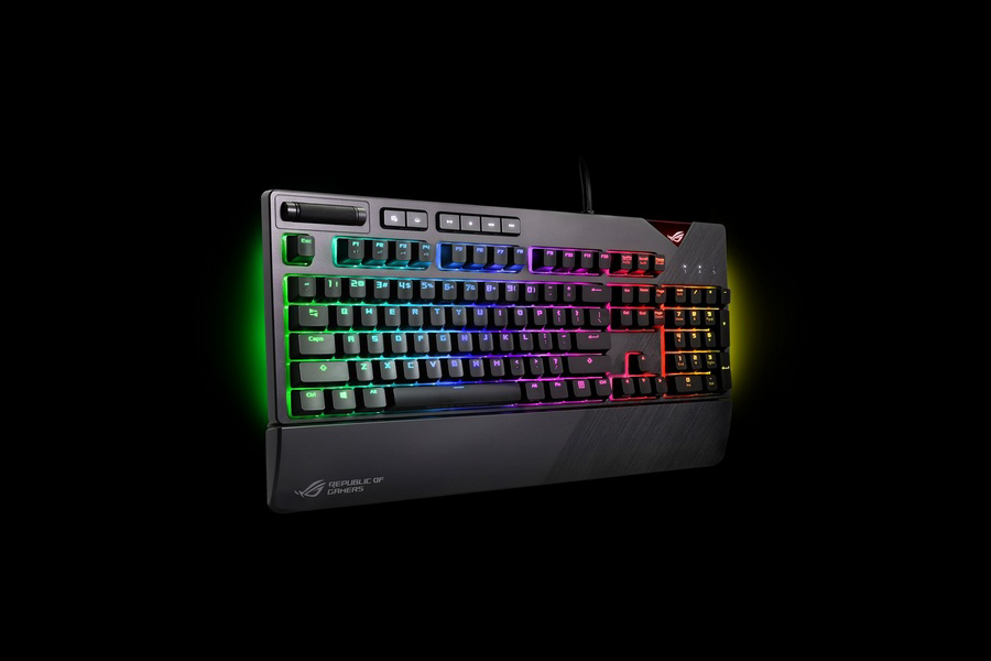 定制专属、RGB幻彩同步、ASUS 华硕 发布 ROG Strix Flare 机械键盘