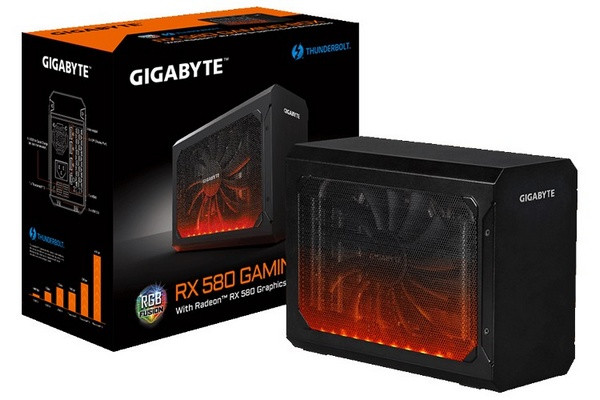搭载RX 580显卡：GIGABYTE 技嘉 发布 AORUS RX 580 Gaming Box 游戏扩展盒