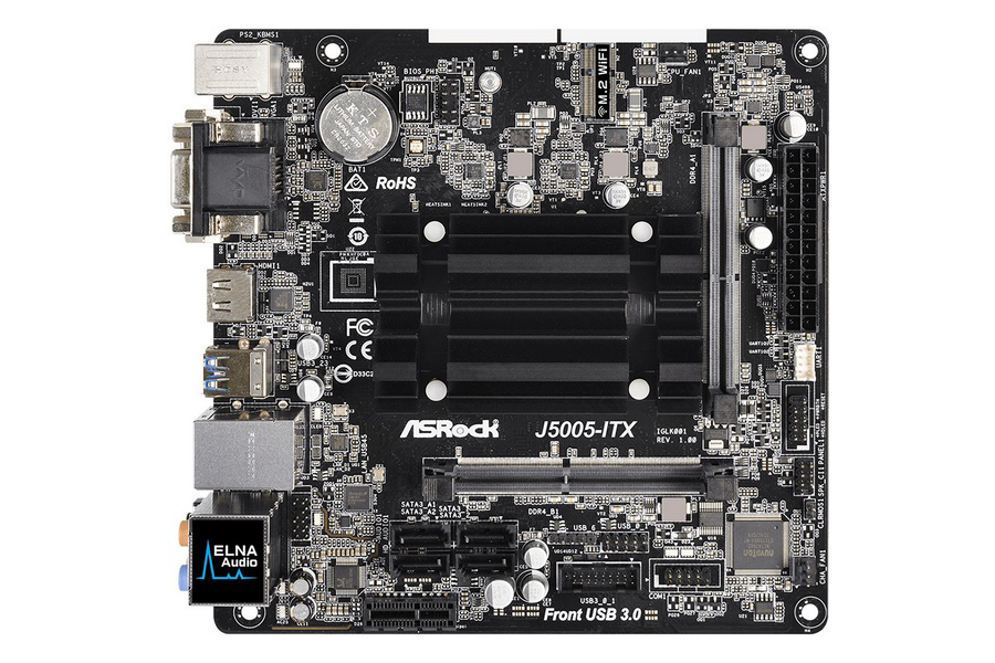 4K HTPC福音：ASRock 华擎 发布 J5005-ITX 迷你主板