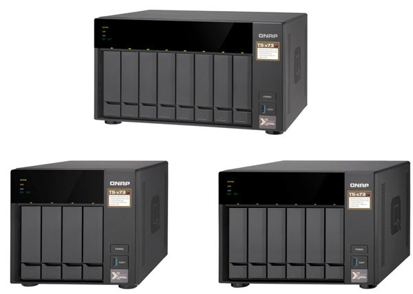 弹性扩展NAS多元应用：QNAP 威联通 发布 TS-x73 NAS系列 网络存储服务器