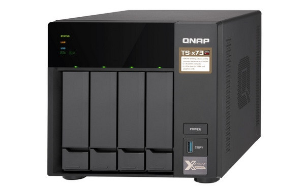 弹性扩展NAS多元应用：QNAP 威联通 发布 TS-x73 NAS系列 网络存储服务器