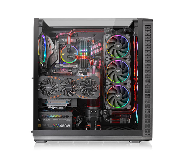 鸥翼式全景侧透：Thermaltake 曜越 发布 View 37 系列机箱