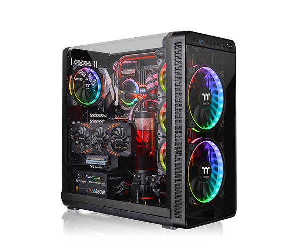 鸥翼式全景侧透：Thermaltake 曜越 发布 View 37 系列机箱