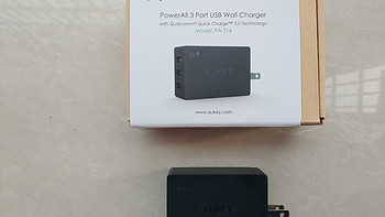 AUKEY傲基 PA-T14三口快充充电器开箱晒单