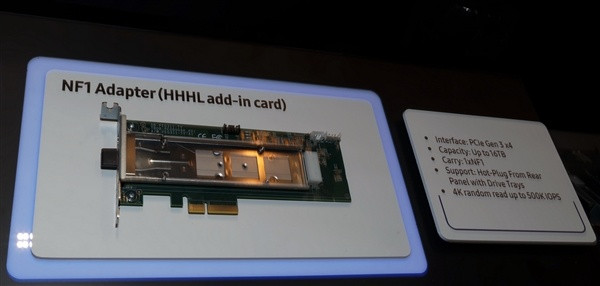 支持热插拔、16TB容量：SAMSUNG 三星 展示 新一代 PM983 NF1 固态硬盘
