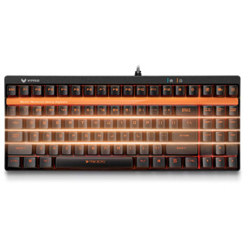 国产入门级机械键盘：RAPOO 雷柏 V500S 背光游戏机械键盘