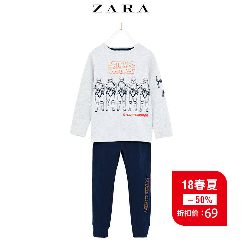 #全民分享季#可以穿出门的Zara星球大战儿童印花睡衣