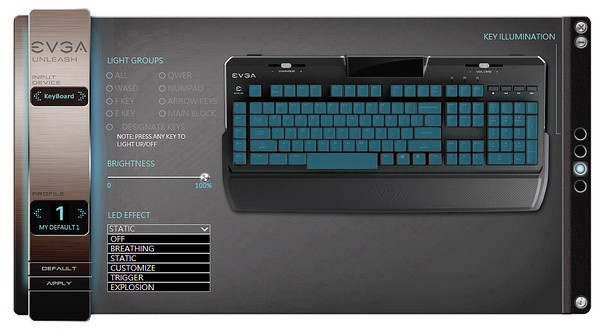 集成显示屏、凯华轴：EVGA 发布 Z10 电竞机械键盘