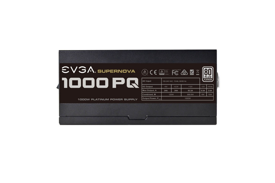 80白金认证、10年质保：EVGA 发布 PQ系列 750W/850W/1000W 电源