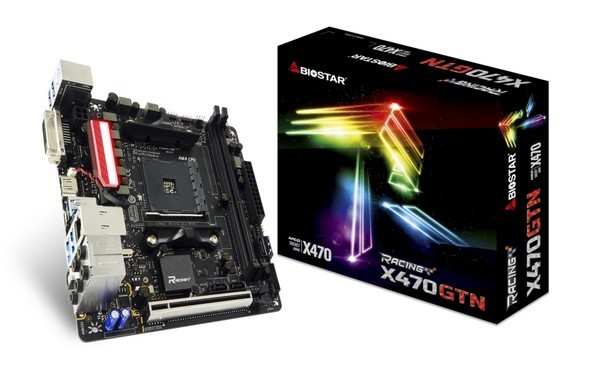 支持二代Ryzen锐龙：BIOSTAR 映泰 发布 Racing X470GT8 / X470GTN ITX 主板