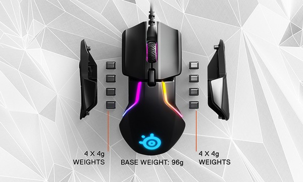 丰富配重系统、TrueMove 3+双传感器：steelseries 赛睿 推出 Rival 600 游戏鼠标