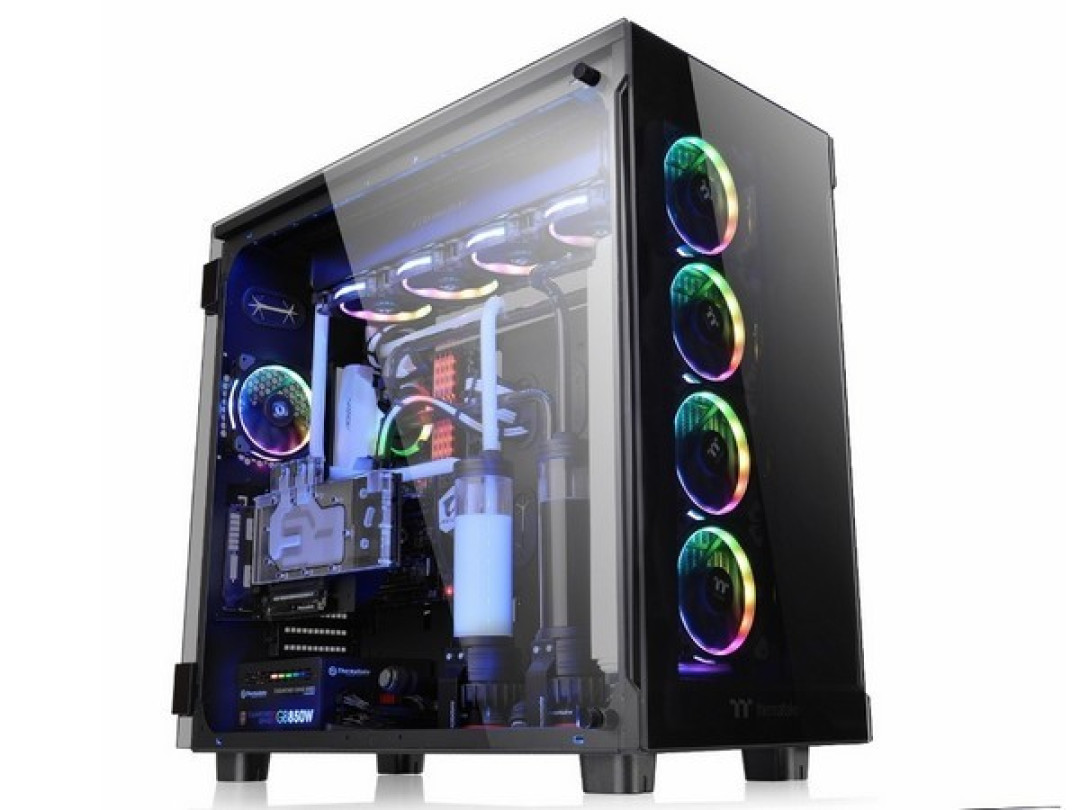 强悍水冷扩展、360°全侧透:Thermaltake 曜越 发布 View 91 TG RGB 全塔机箱