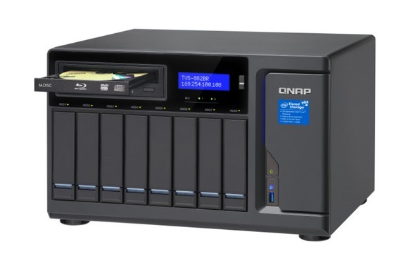 可扩展光驱、4路千兆/雷电3：QNAP 威联通 发布 TVS-882BR-RDX 和 TVS-882BRT3-RDX 系列新机