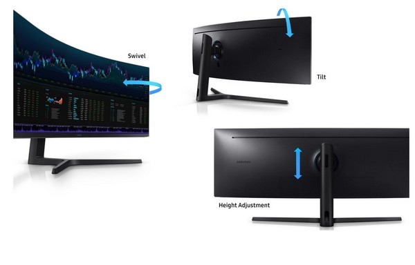 32:9超宽比、144Hz刷新率：SAMSUNG 三星 发布 C49J89 曲面显示器 