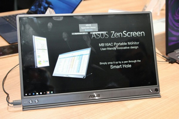 内置电池、TYPE-C连接：ASUS 华硕 发布 ZenScreen Go MB16AP 便携显示器 