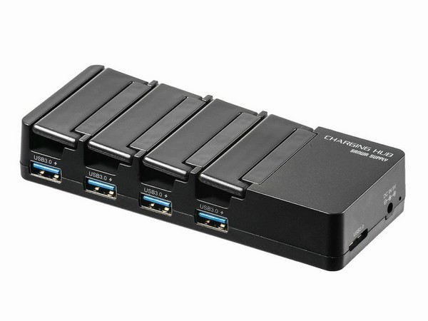 简化桌面走线：SANWA SUPPLY 山业 发布 USB 3.0 HUB 充电器